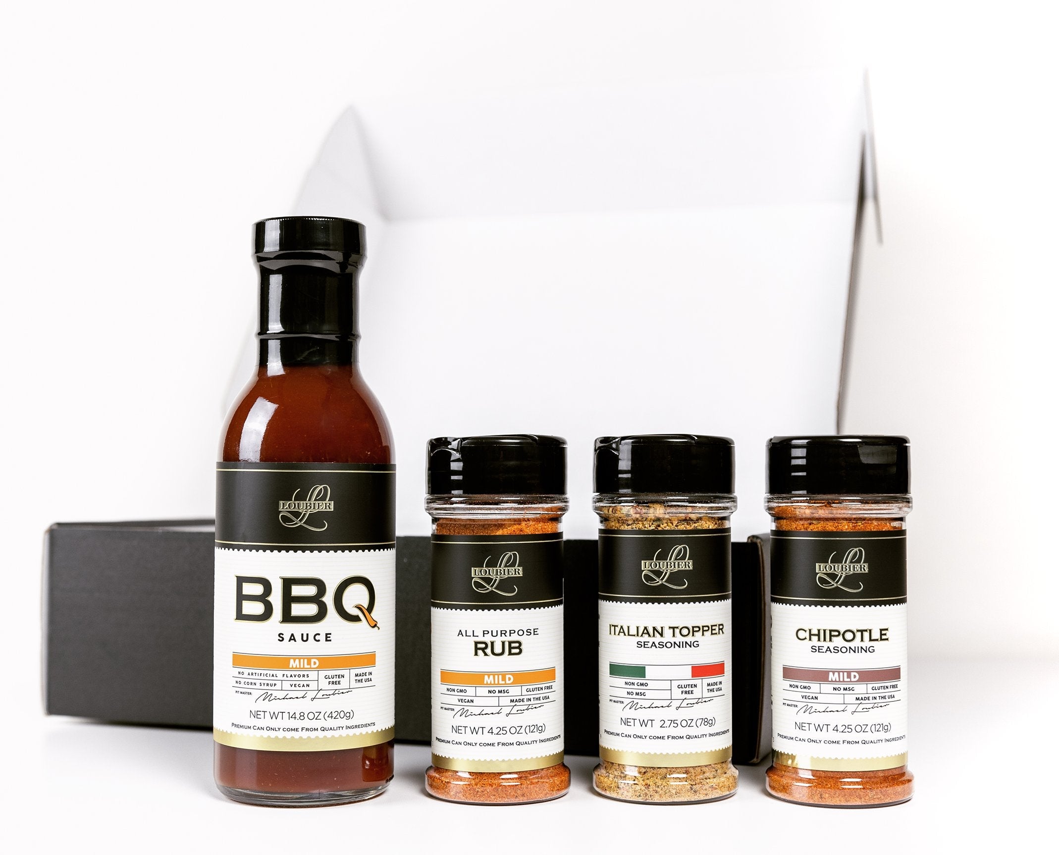 BBQ Barbecue Sauce and Rub Sampler Pack