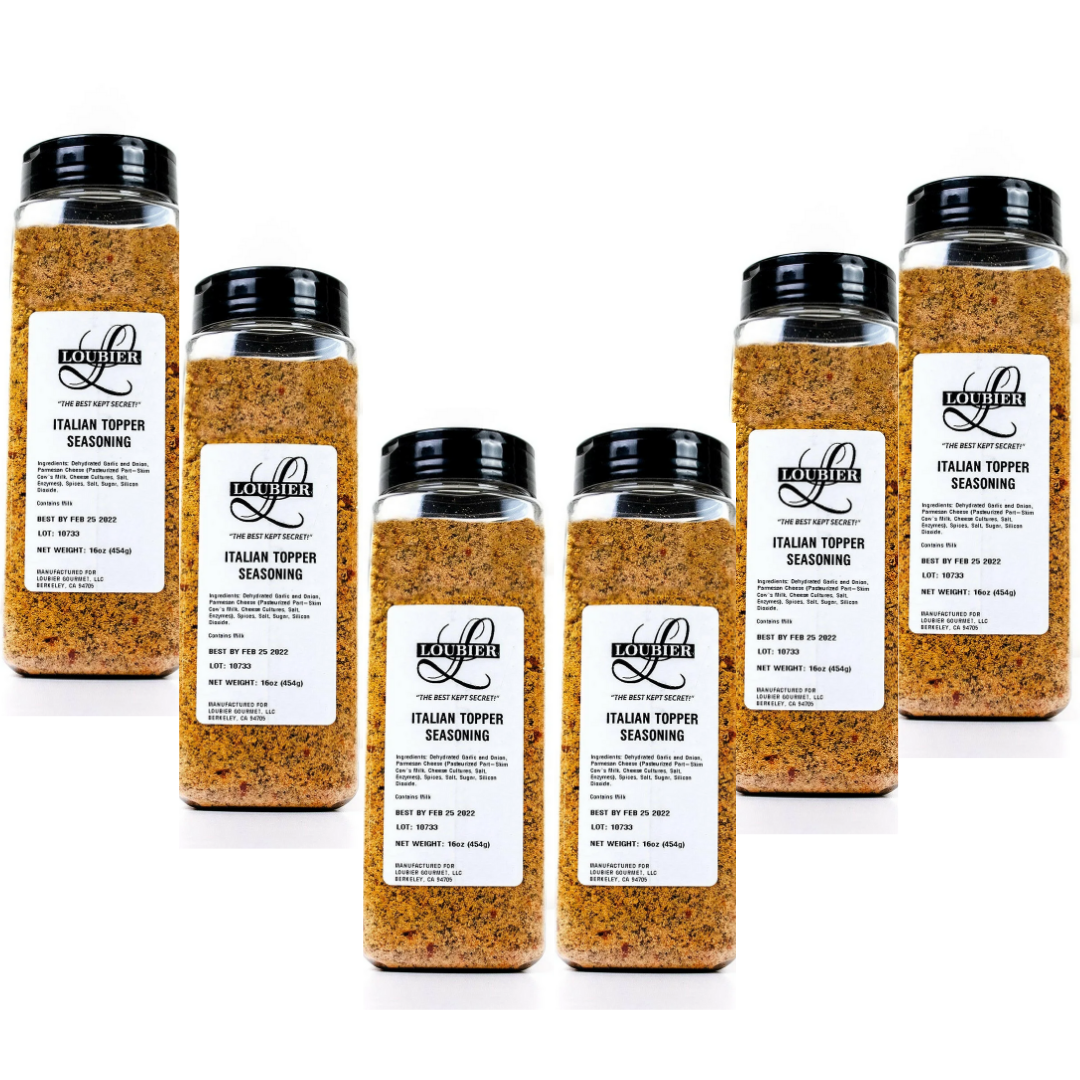 Large Italian Topper Seasoning - 16 oz